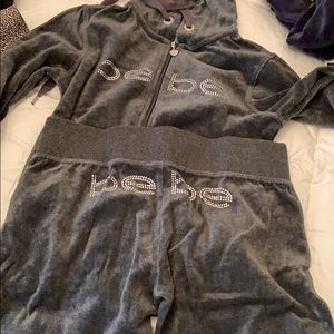 Grey Bebe tracksuit both pants and jacket